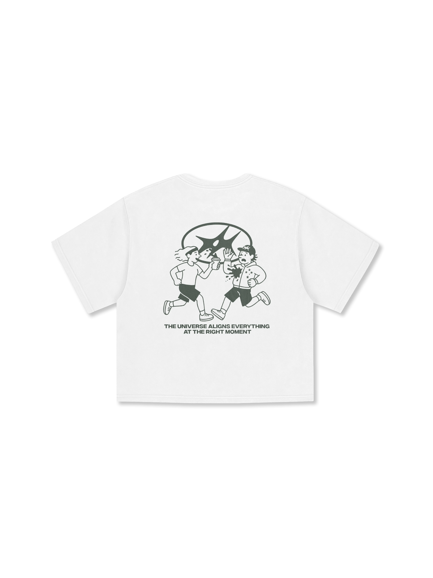PERFECT TIMING TEE - WHITE