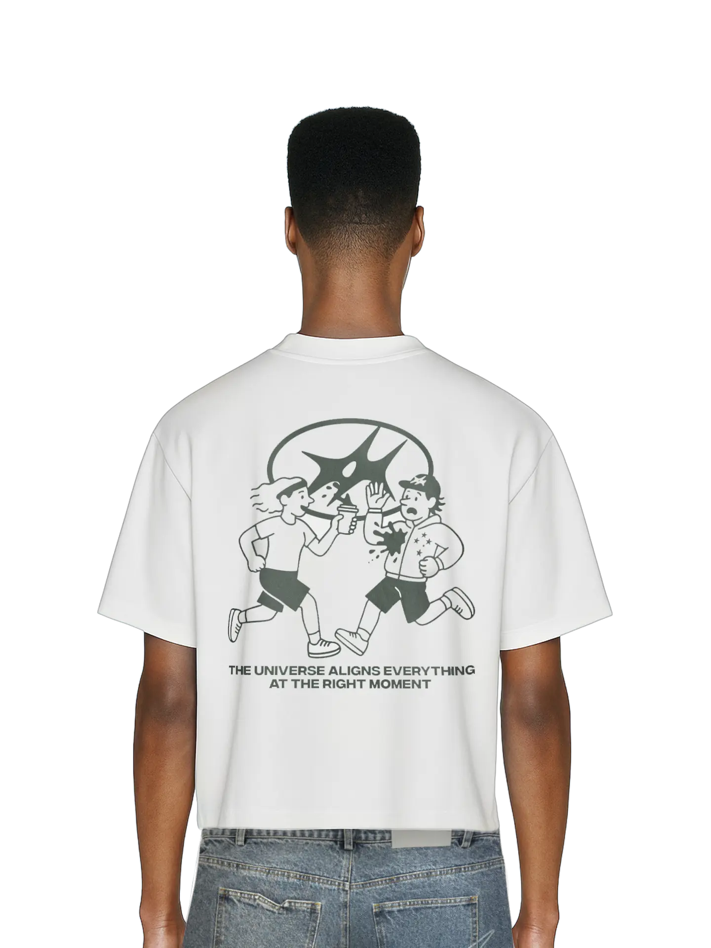 PERFECT TIMING TEE - WHITE