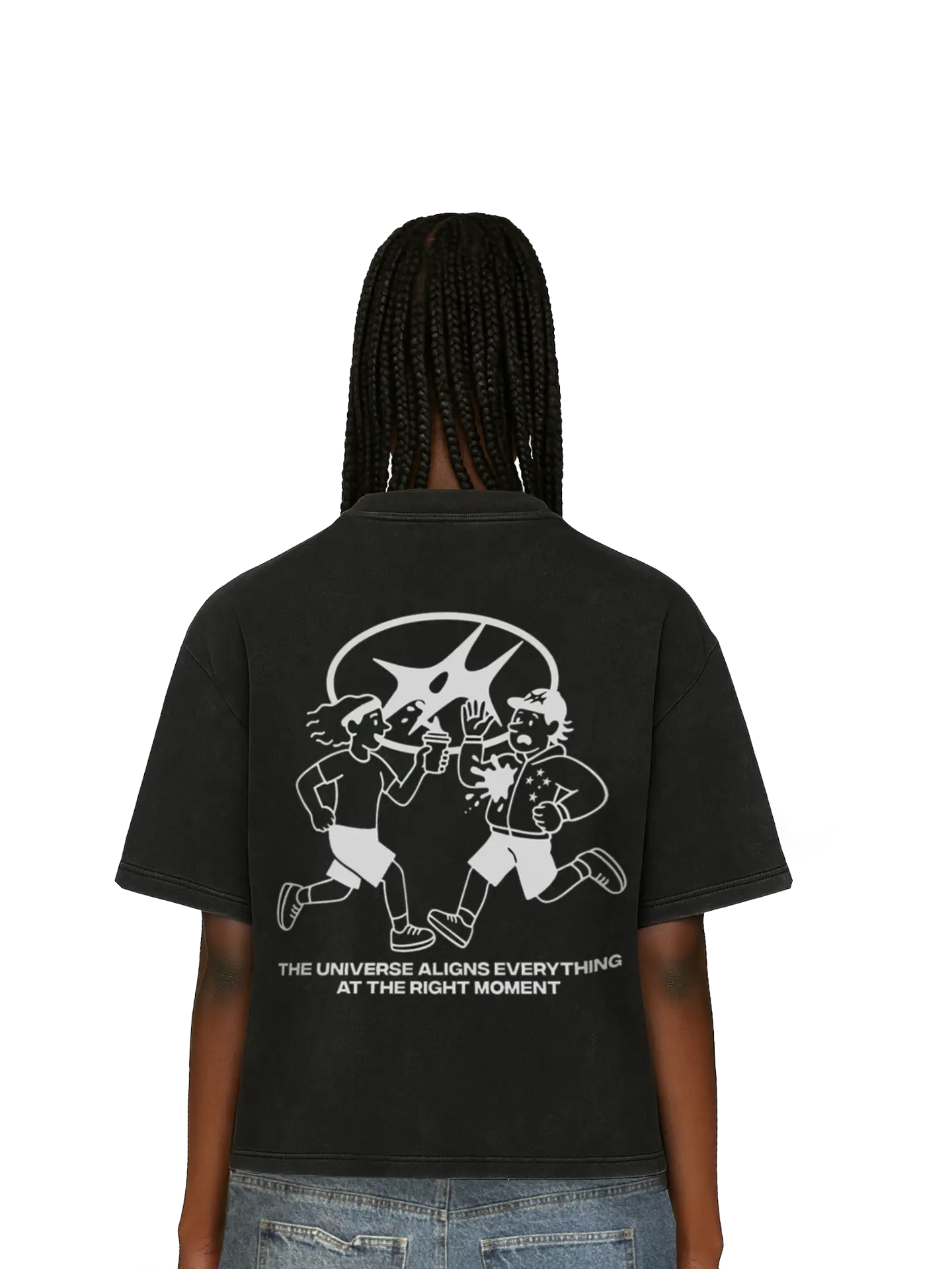 PERFECT TIMING TEE - BLACK