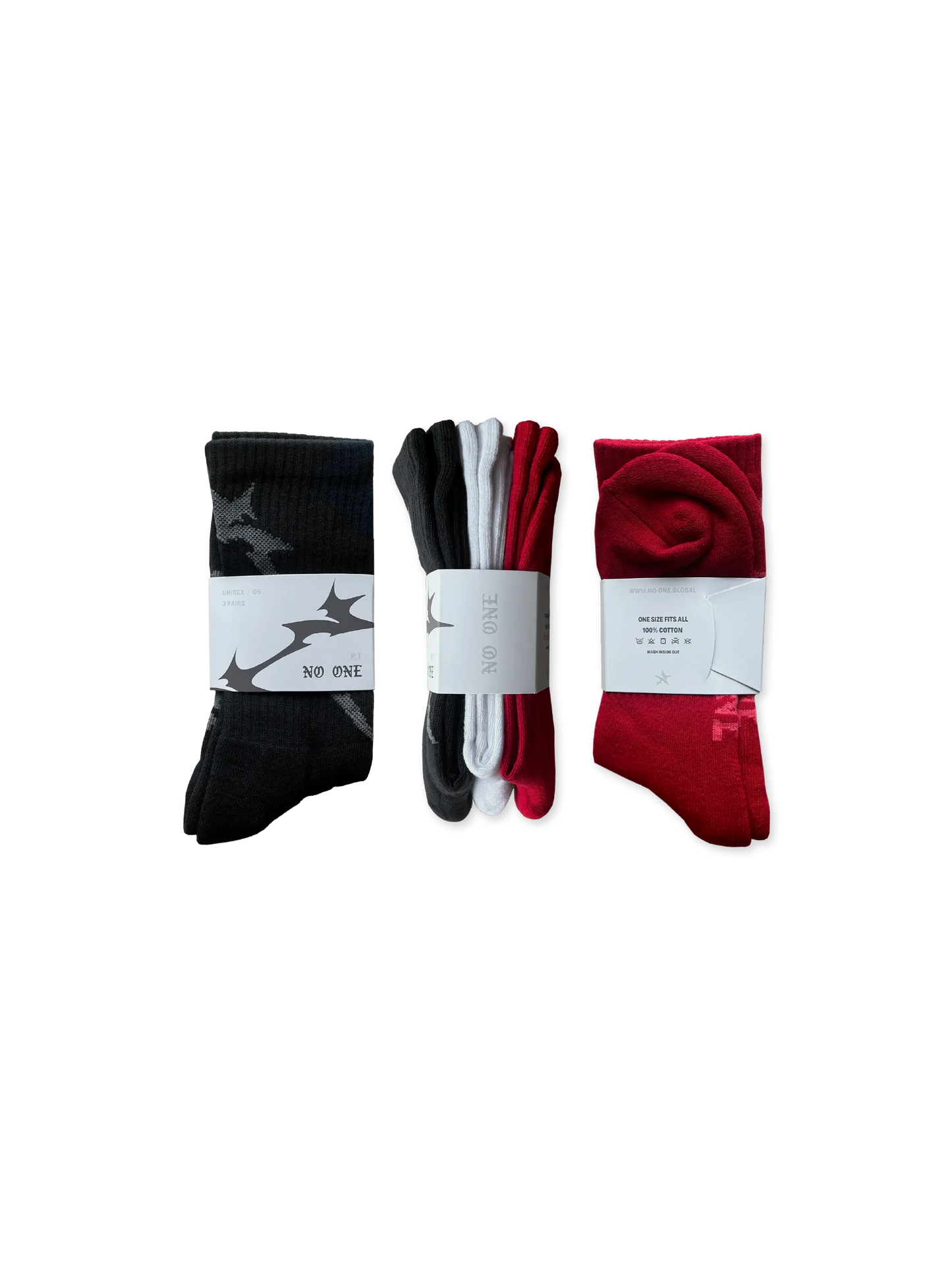 STAR SOCKS - MULTI (3PK)